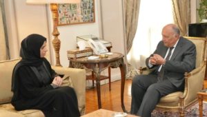 وزارة الخارجية: 
وزير الخارجية سامح شكري يلتقي وزيرة الدولة للتعاون الدولي لدولة قطر 
