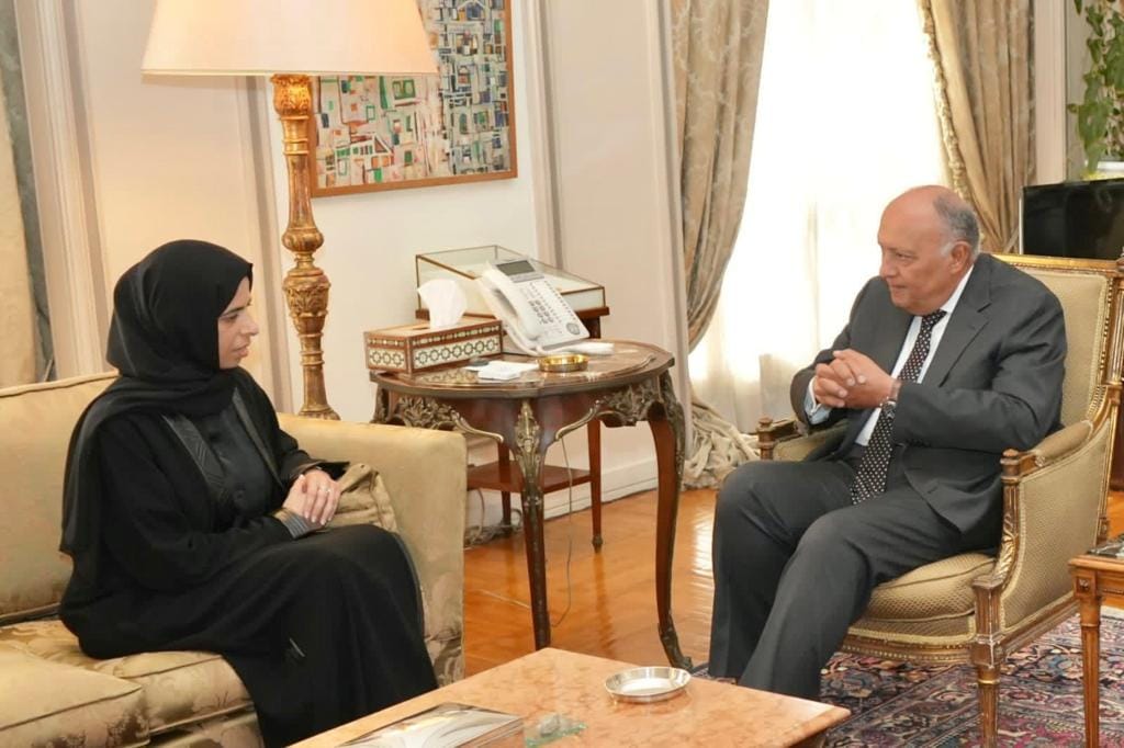 وزارة الخارجية: وزير الخارجية سامح شكري يلتقي وزيرة الدولة للتعاون الدولي لدولة قطر  30312