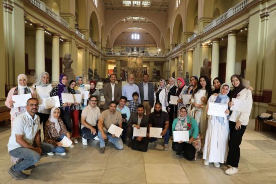 ورشة تعليمية عن الكتابة المسمارية بالمتحف المصري بالتحرير تحت عنوان الكتابة المسمارية، نظم المتحف 30848