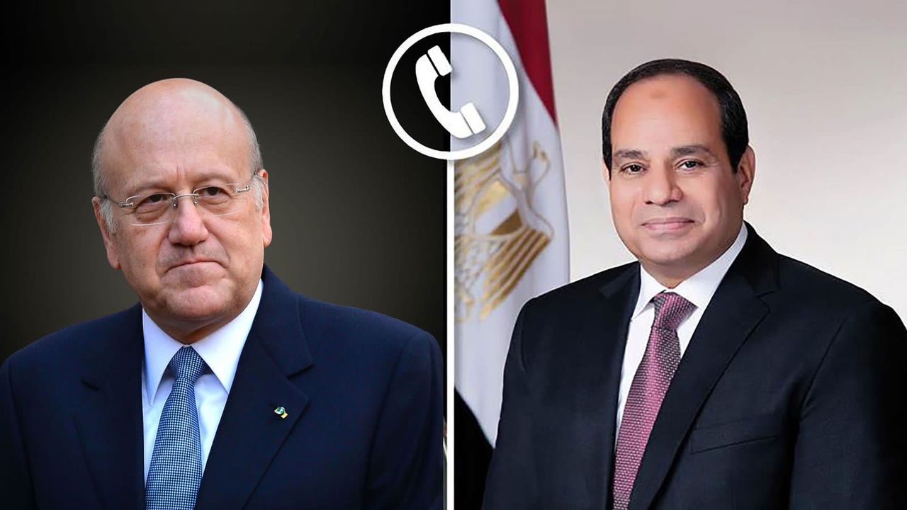 تلقى السيد الرئيس عبد الفتاح السيسي اتصالاً هاتفياً من السيد نجيب ميقاتي رئيس الحكومة اللبنانية، تناول 70988