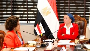 وزارة البيئة: 
وزيرة البيئة تبحث مع المديرة التنفيذية للنيباد آخر مستجدات استضافة مصر لمركز