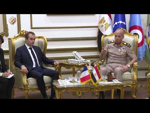 الفريق أول محمد زكى يلتقى وزير الدفاع الفرنسى‎ hqdefaul 57