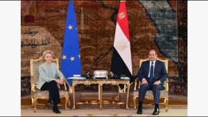 الرئيس عبد الفتاح السيسي يستقبل رئيسة مفوضية الاتحاد الأوروبي