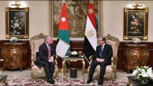 الرئيس عبد الفتاح السيسي يستقبل ملك المملكة الأردنية الهاشمية