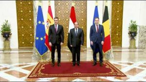 نشاط السيد الرئيس عبد الفتاح السيسي خلال زيارة رئيس وزراء إسبانيا ورئيس وزراء بلجيكا
