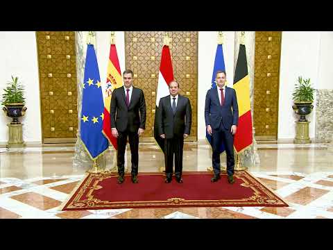 نشاط السيد الرئيس عبد الفتاح السيسي خلال زيارة رئيس وزراء إسبانيا ورئيس وزراء بلجيكا hqdefaul 94