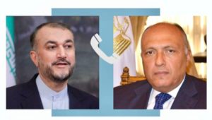 وزير الخارجية سامح شكري يتلقى اتصالاً من وزير الخارجية الإيراني 
صرَّح السفير أحمد أبو زيد المتحدث