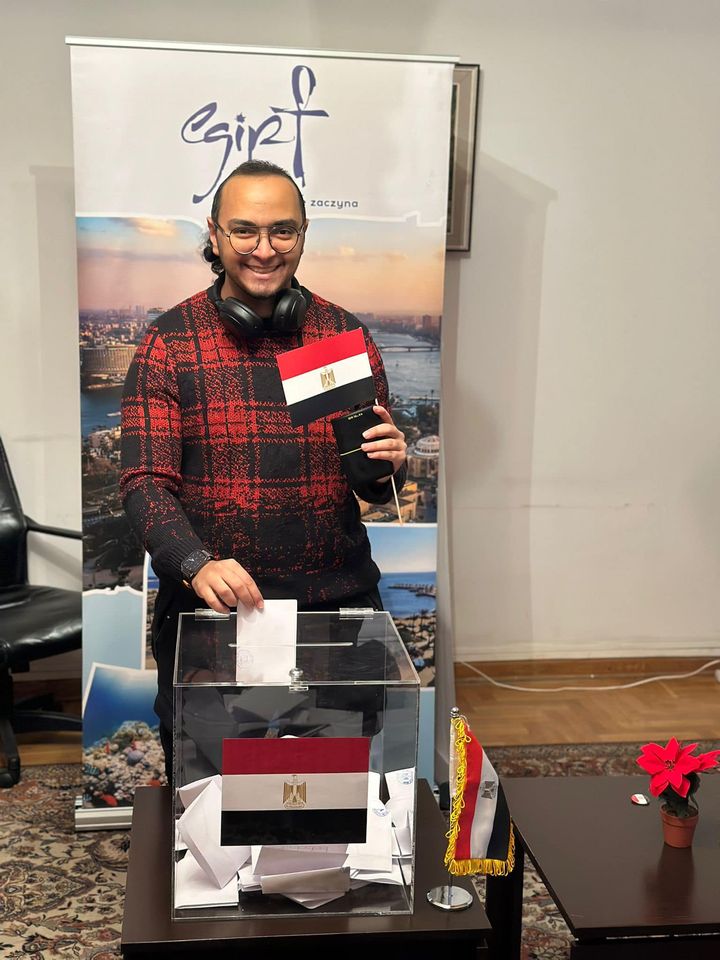 مشاركة المصريين بالخارج من شباب الدارسين في بولندا 🇵🇱 في التصويت بالانتخابات الرئاسية المصرية والتي جرت 59312