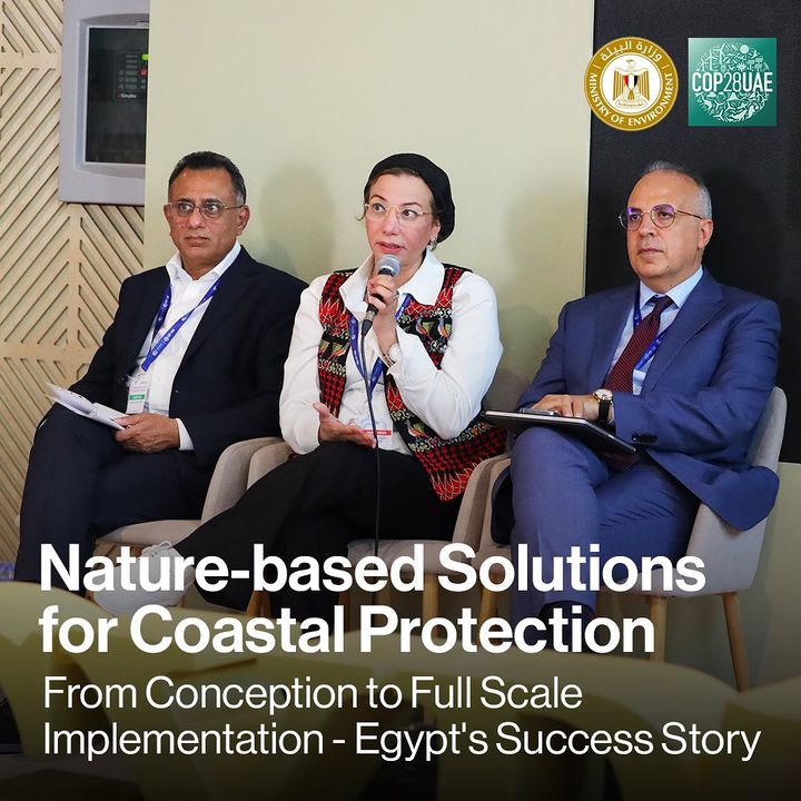 The Egyptian Pavilion at COP28 hosted a significant and timely panel discussion featuring H 67084