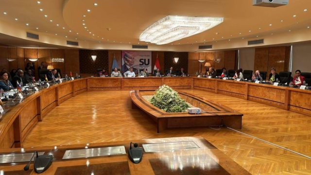 وزارة الخارجية: زيارة وفد أعضاء مجلس الأمن للعريش ورفح صرح السفير احمد ابو زيد المتحدث 99789