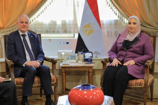 وزارة التضامن الاجتماعي: وزيرة التضامن الاجتماعي تستقبل سفير استراليا بالقاهرة 20313