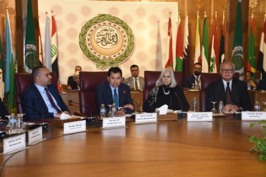وزارة الشباب والرياضة: تحت رعاية جامعة الدول العربية وبالتعاون مع مجلس الشباب العربي للتنمية 27028