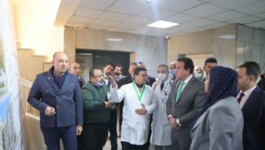وزارة الصحة والسكان: 
وزير الصحة يتفقد أعمال التطوير بمستشفى صدر إمبابة 
……