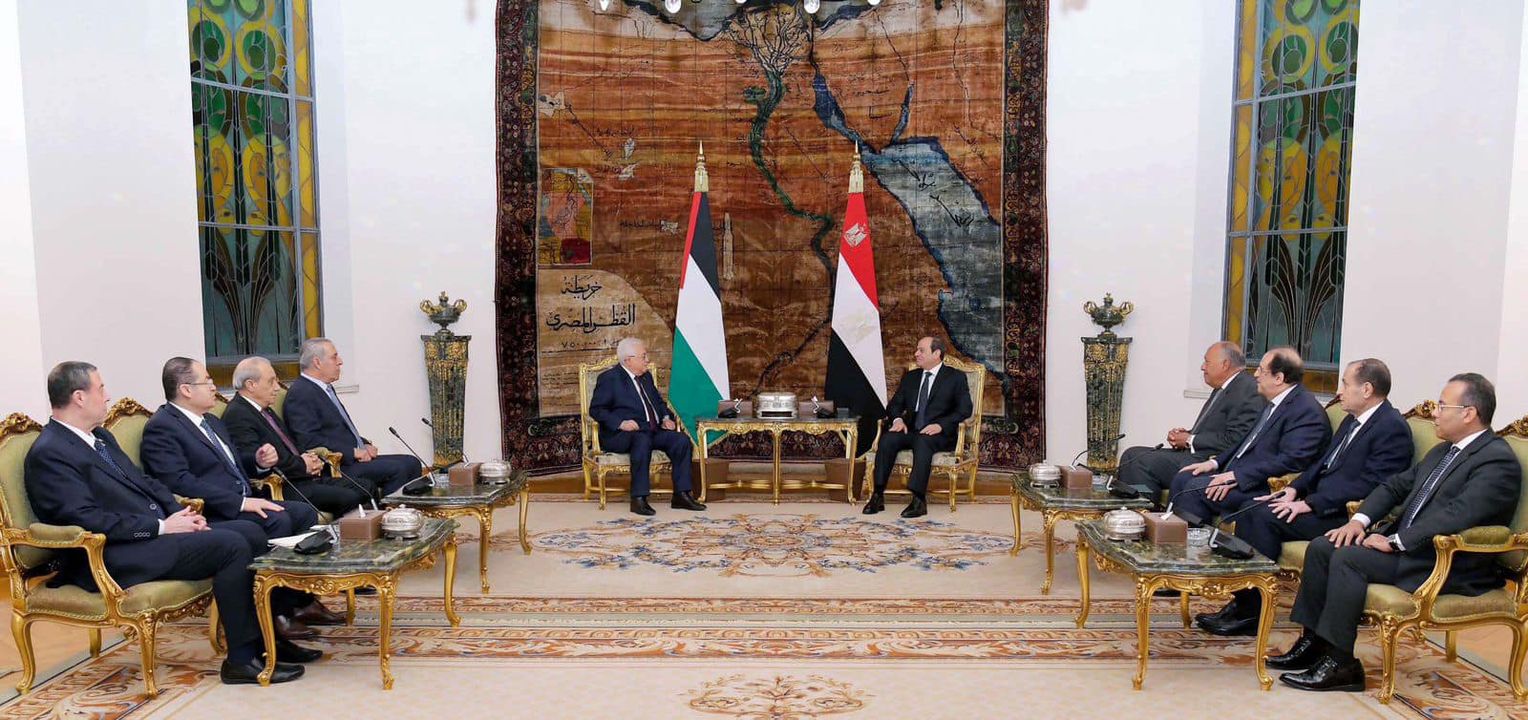 استقبل السيد الرئيس عبد الفتاح السيسي، اليوم بقصر الاتحادية، الرئيس الفلسطيني محمود عباس 76126