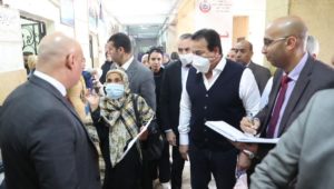 وزارة الصحة والسكان: 
وزير الصحة يستهل جولته الميدانية المفاجئة بتفقد مستشفى حلوان العام