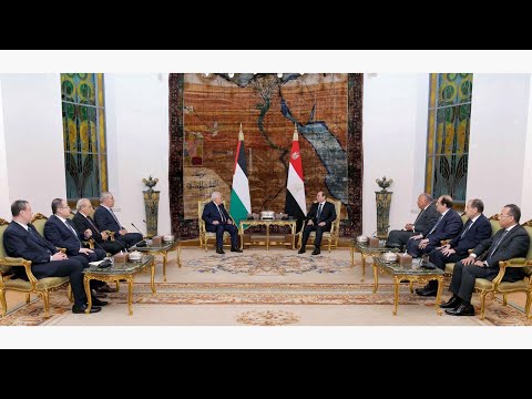 الرئيس عبد الفتاح السيسي يستقبل الرئيس الفلسطيني وأمين عام جامعة الدول العربية hqdefaul 37