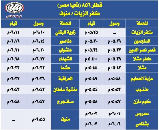 الهيئة القومية لسكك حديد مصر: السكة الحديد : اعتباراً من يوم الأحد الموافق 18/2/2024 14900