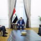 السفير المصري في بغداد يلتقى مع  دولة السيد محمد شياع السوداني رئيس مجلس وزراء العراق 
التقى