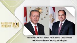 President El-Sisi Holds Joint Press Conference with President of Türkiye Erdoğan