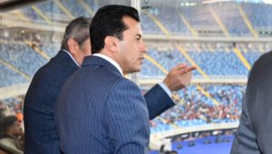 وزارة الشباب والرياضة: 
وزير الرياضة يشهد افتتاح بطولة كأس عاصمة مصر ضمن سلسلة الفيفا بين