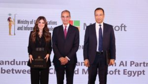 ICT Minister Participates in Microsoft AI Summit, Witnesses MoU Signing between MCIT, Microsoft 
The Minister of Communications and Information Technology Amr Talaat has participated in