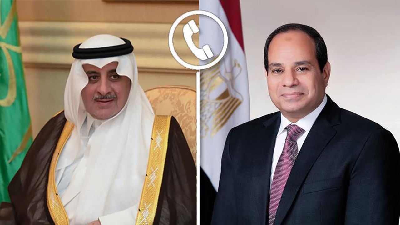 تلقى السيد الرئيس عبد الفتاح السيسي اتصالاً هاتفياً من الأمير فهد بن سلطان بن عبدالعزيز، أمير منطقة تبوك 99565