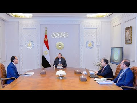 الرئيس عبد الفتاح السيسي يجتمع برئيس مجلس الوزراء ووزير المالية hqdefau 109