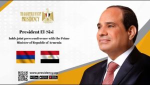 President El-Sisi holds joint press conference with the Prime Minister of Republic of Armenia