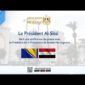 Le Président Al-Sissi tient une conférence de presse avec le Président de la Bosnie-Herzégovine