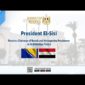 President El-Sisi Receives Chairman of Bosnia and Herzegovina  Presidency at Al-Ittihadiya  Palace