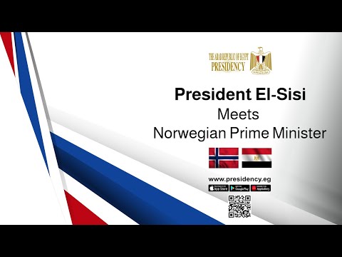 President El-Sisi Meets Norwegian Prime Minister hqdefaul 39