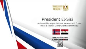 The President Arrives at Norwegian National Museum with Crown Prince & Attends Dinner with Officials