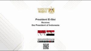 President El-Sisi Receives the President of Indonesia