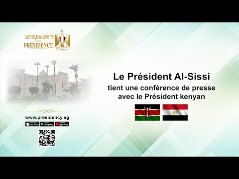 Le Président Al-Sissi tient une conférence de presse avec le président kenyan hqdefaul 95