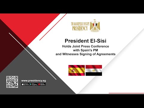 President El-Sisi Holds Joint Press Conference with Spain's PM & Witnesses Signing of Agreements hqdefaul 41