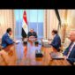 الرئيس عبد الفتاح السيسي يجتمع برئيس مجلس الوزراء ووزير المالية