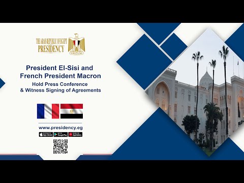 President El-Sisi and French President Macron Hold Press Conference & Witness Signing of Agreements hqdefaul 15