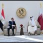 الرئيس عبد الفتاح السيسي يصل إلى العاصمة القطرية الدوحة في مستهل جولة سيادته الخليجية
