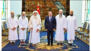الرئيس عبد الفتاح السيسي يستقبل سلطان طائفة البهرة بالهند