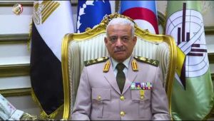 الفريق أول / عبدالمجيد صقر  يلتقى وزير الدفاع القبرصى