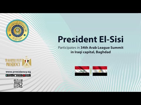 ⁠President El-Sisi Participates in 34th Session of Arab Summit in Baghdad hqdefaul 62