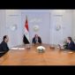 الرئيس عبد الفتاح السيسي يجتمع برئيس مجلس الوزراء ومحافظ البنك المركزي