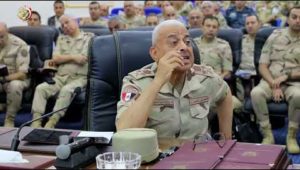 وزير الدفاع  يشهد تنفيذ المرحلة الرئيسية لمشروع مراكز القيادة التعبوى للمنطقة الغربية العسكرية
