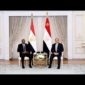 الرئيس عبد الفتاح السيسي يستقبل رئيس مجلس السيادة السوداني بمدينة العلمين