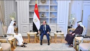 السيد الرئيس يستقبل مستشار الأمن الوطني وقائد الحرس الملكي بمملكة البحرين وقائد العمليات الخاصة