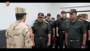 الفريق أول عبد المجيد صقر يتفقد إختبارات القبول بالأكاديمية العسكرية المصرية والكليات العسكرية