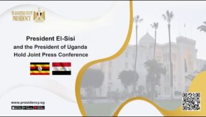 President El-Sisi and the President of Uganda Hold Joint Press Conference