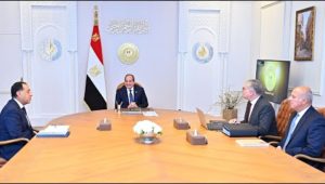 الرئيس عبد الفتاح السيسي يجتمع مع رئيس مجلس الوزراء ووزير البترول والثروة المعدنية