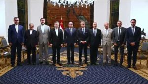السيد الرئيس يستقبل وزير خارجية جمهورية إيران الإسلامية ومدير عام الوكالة الدولية للطاقة الذرية