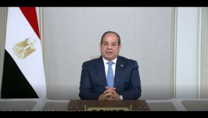 الرئيس عبد الفتاح السيسي يلقي كلمة خلال الجلسة الافتتاحية لأسبوع القاهرة الثامن للمياه